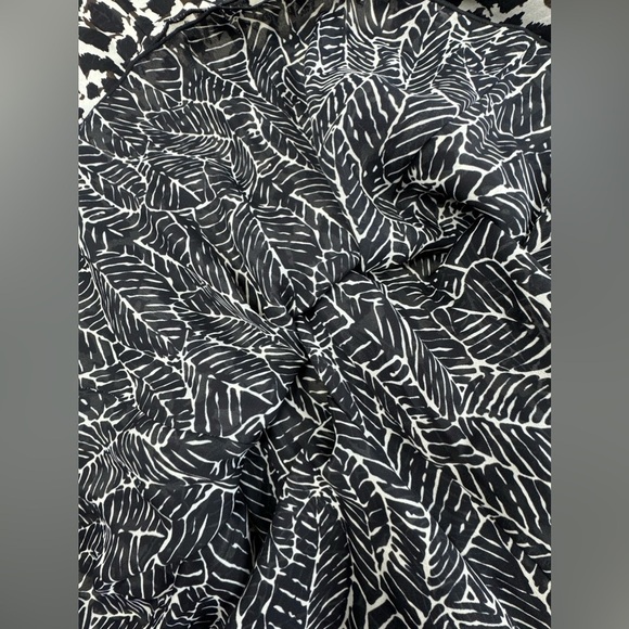 Coldwater Creek Reversible Shirred Elastic Waist Flowy Skirt Small 4-6 - Picture 4 of 8